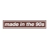 Made In the 90s Araba Stickeri 17x17 Cm Kahverengi