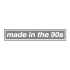 Made In the 90s Araba Stickeri 17x17 Cm Gri