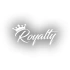 Royalty Araba Stickeri 17x17 Cm Beyaz