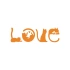 Kediler Love Araba Sticker 17x17 Cm Turuncu