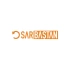 Sar Baştan Araba Sticker 17x17 Cm Turuncu