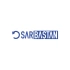 Sar Baştan Araba Sticker 17x17 Cm Mavi