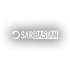 Sar Baştan Araba Sticker 17x17 Cm Beyaz