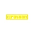 Elpatron Araba Sticker 17x17 Cm Sarı