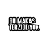 Bu Makas Terzide Yok Araba Sticker 17x17 Cm Siyah