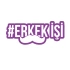 Erkek İşi Araba Sticker 17x17 Cm Mor