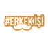 Erkek İşi Araba Sticker 17x17 Cm Turuncu
