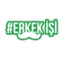 Erkek İşi Araba Sticker 17x17 Cm Yeşil