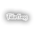 Fakir Class Araba Sticker 17x17 Cm Beyaz