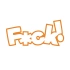 F*ck Araba Sticker  17x17 Cm Turuncu