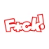 F*ck Araba Sticker  17x17 Cm Kırmızı