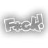 F*ck Araba Sticker  17x17 Cm Beyaz