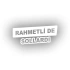 Rametli de Sollardı Araba Sticker 17x17 Cm Beyaz