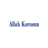 Allah Korusun Araba Sticker 17x17 Cm Mavi