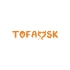 Tofaşk Araba Sticker 17x17 Cm Turuncu