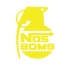 Nos Bomb Araba Sticker 17x17 Cm Sarı