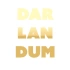 Darlandum Araba Sticker 17x17 Cm Gold