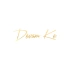 Devamke Araba Sticker 17x17 Cm Gold