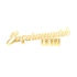 Başaramadık Abi Araba Sticker 17x17 Cm Gold