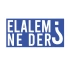 Elalem Ne Der Araba Sticker 17x17 Cm Mavi