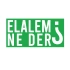 Elalem Ne Der Araba Sticker 17x17 Cm Yeşil