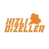 Hızlı Dizeller Araba Sticker 17x17 Cm Turuncu