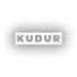 Kudur Araba Sticker 17x17 Cm Beyaz