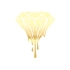 Elmas Araba Stickeri 17x17 Cm Gold