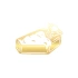 Tabutta Uyuyan İskelet Araba Stickeri 17x17 Cm Gold