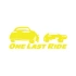 One Last Ride Araba Stickeri 17x17 Cm Sarı