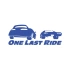 One Last Ride Araba Stickeri 17x17 Cm Mavi