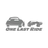 One Last Ride Araba Stickeri 17x17 Cm Gri