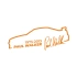 Paul Walker İmza Araba Sticker 17x17 Cm Turuncu