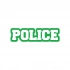 Police Araba Stickeri 17x17 Cm Yeşil
