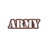Army Araba Sticker 17x17 Cm Kahverengi