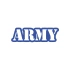 Army Araba Sticker 17x17 Cm Mavi