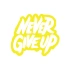 Never Give Up Araba Sticker 17x17 Cm Sarı