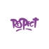 Respect Araba Sticker 17x17 Cm Mor