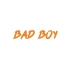 Bad Boy Araba Sticker 17x17 Cm Turuncu