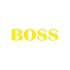 Boss Araba Sticker 17x17 Cm Sarı