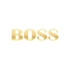 Boss Araba Sticker 17x17 Cm Gold