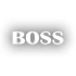 Boss Araba Sticker 17x17 Cm Beyaz