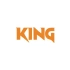 King Araba Sticker 17x17 Cm Turuncu