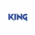 King Araba Sticker 17x17 Cm Mavi