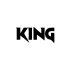 King Araba Sticker 17x17 Cm Siyah
