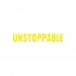 Unstoppable Araba Sticker 17x17 Cm Sarı
