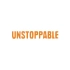 Unstoppable Araba Sticker 17x17 Cm Turuncu