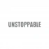 Unstoppable Araba Sticker 17x17 Cm Gri