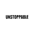 Unstoppable Araba Sticker 17x17 Cm Siyah