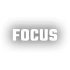 Focus Araba Sticker 17x17 Cm Beyaz